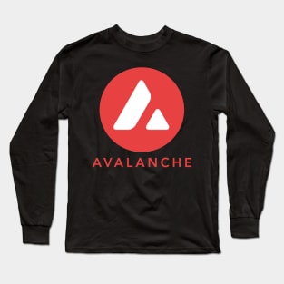 Avalanche  Crypto Cryptocurrency AVAX  coin token Long Sleeve T-Shirt